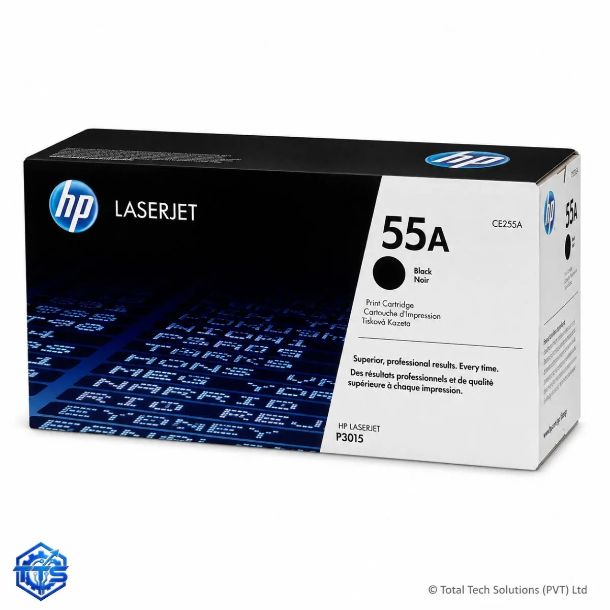 HP 55A Black Original LaserJet Toner Cartridge, image 3