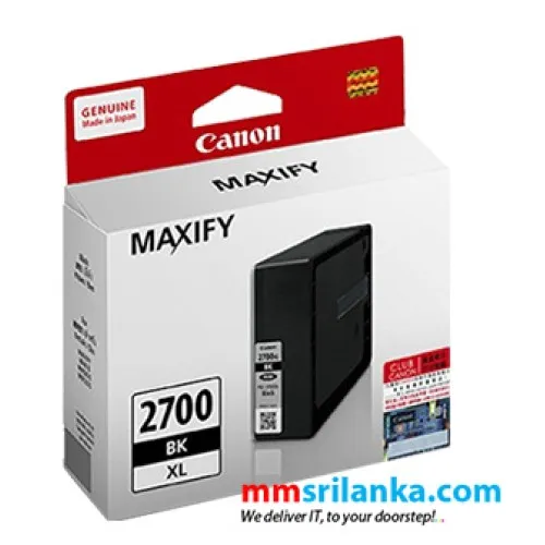 Canon MAXIFY PGI-2700XL High Yield Original Ink Cartridge