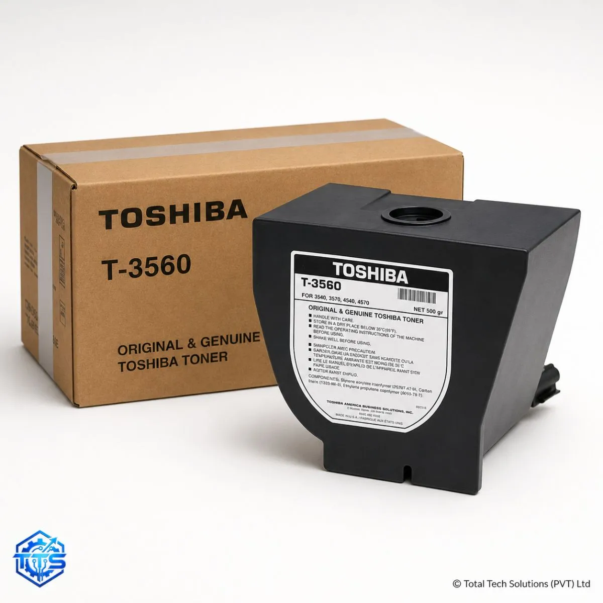 Toshiba T3560 Original Black Toner Cartridge