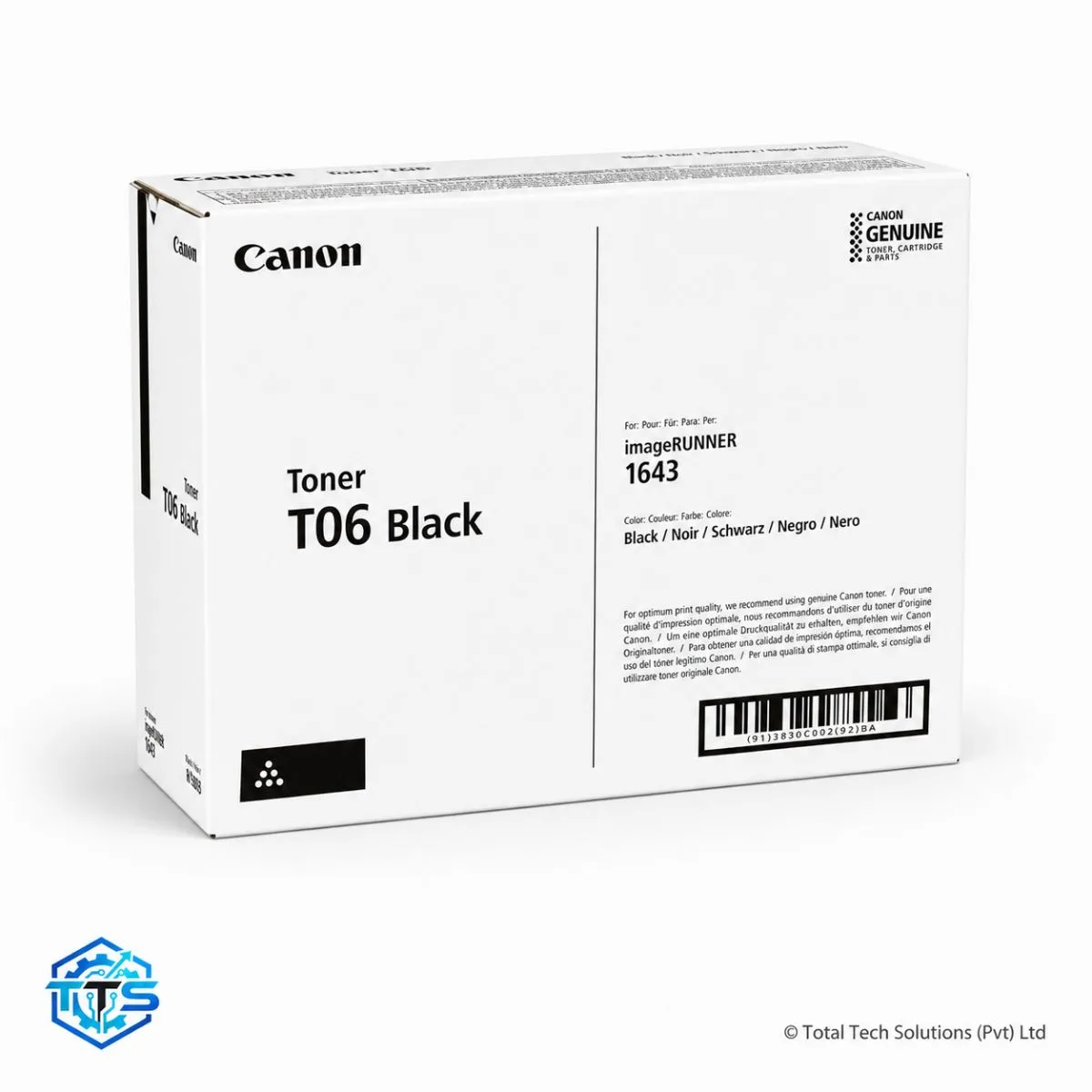 Canon T06 Black Genuine Toner Cartridge, image 3
