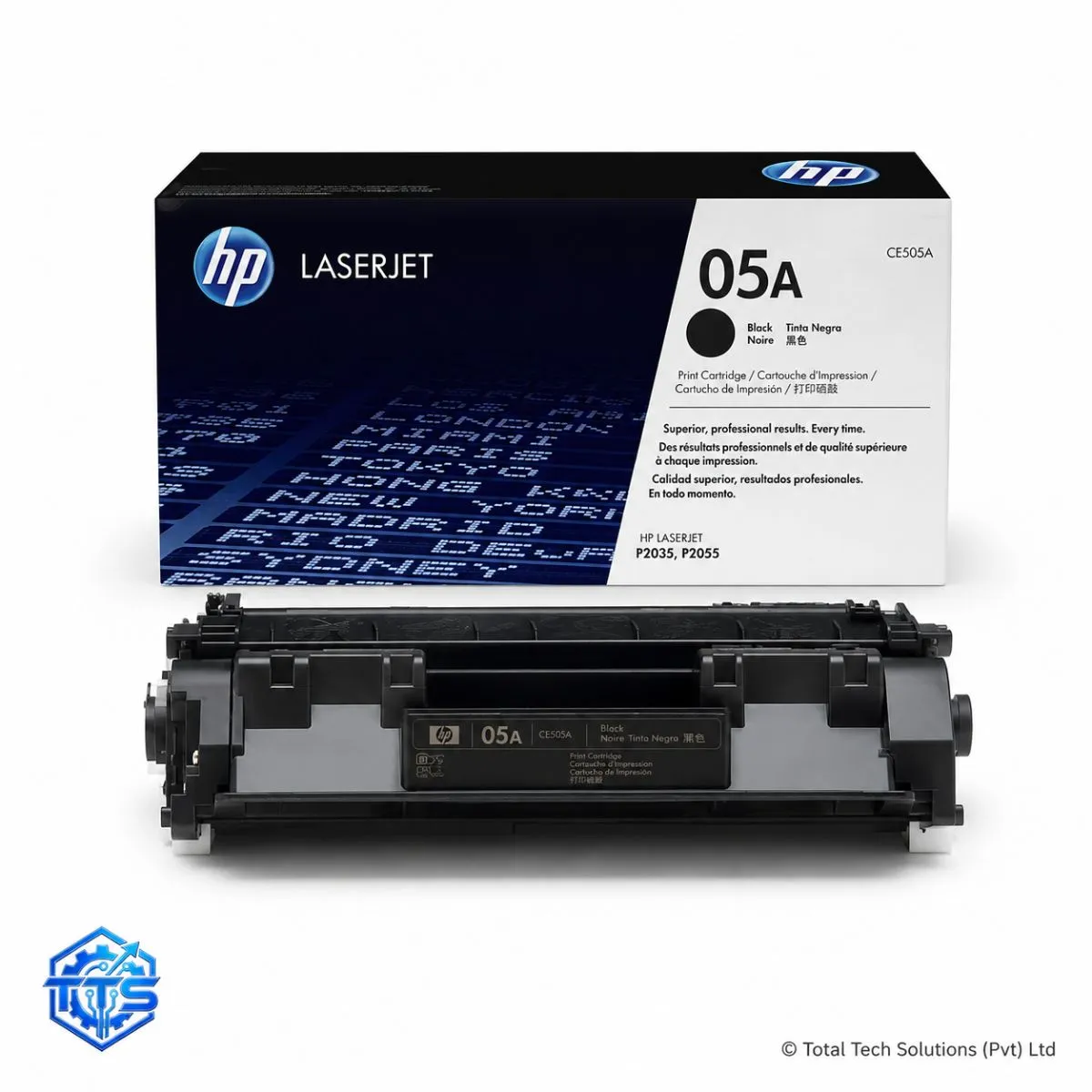 HP 05A Black Original LaserJet Toner Cartridge, image 3
