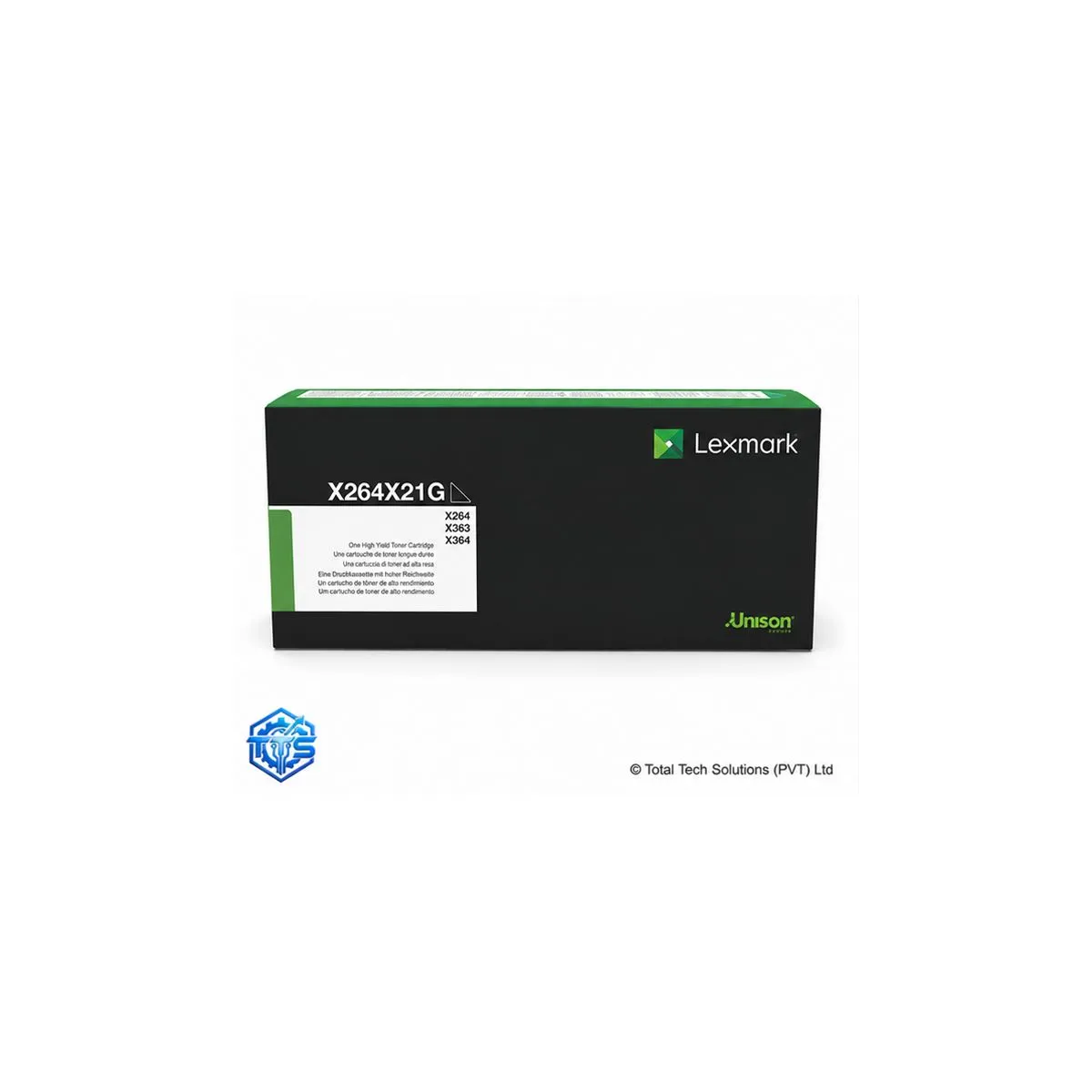Lexmark X264, X363, X364 Black High-Yield Toner Cartridge, image 2