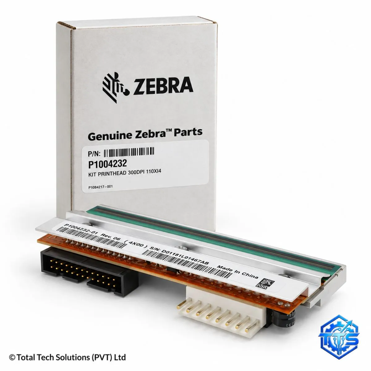 Zebra 110Xi4 300dpi Genuine OEM Thermal Printhead Kit - P1004232