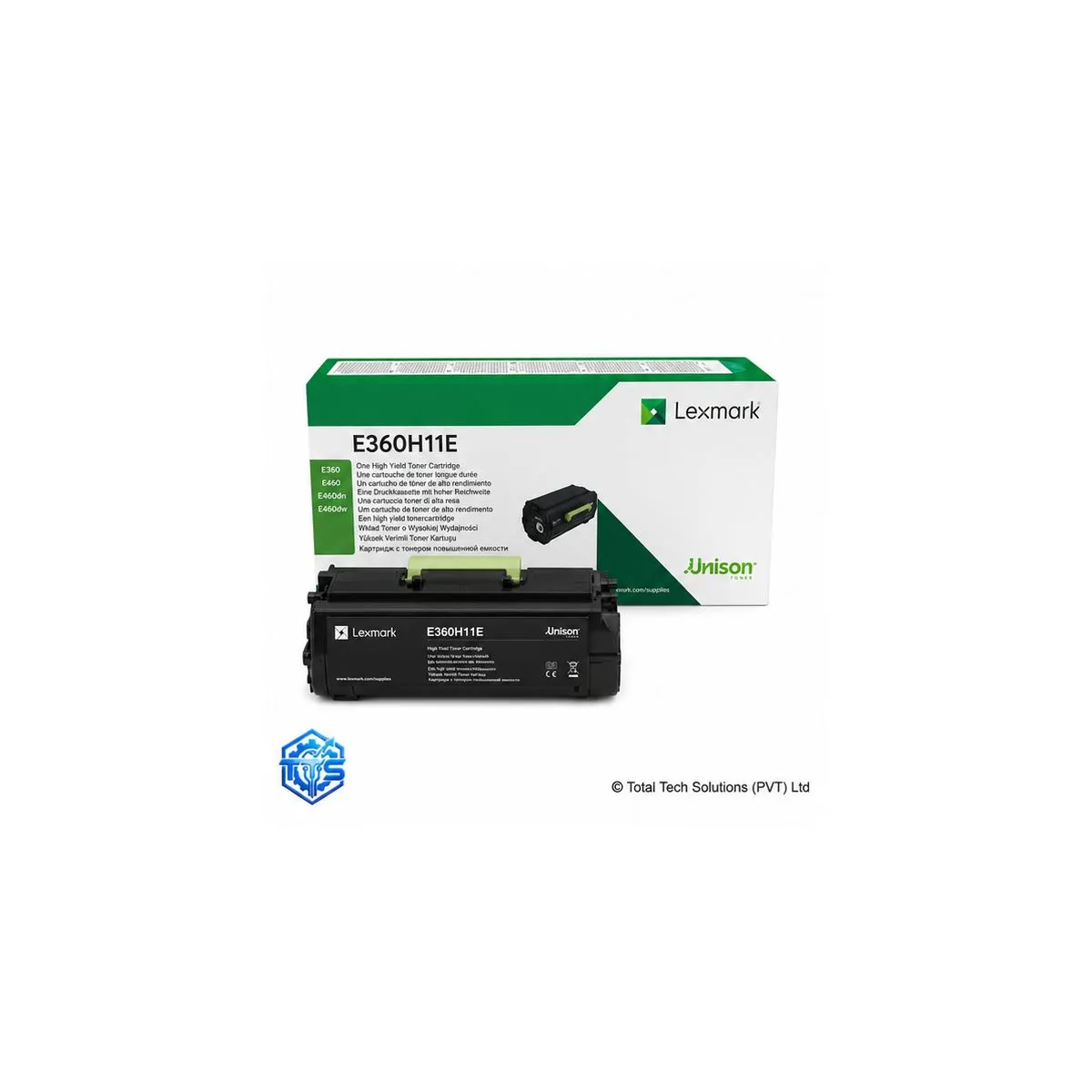 Lexmark E360, E460 Black High-Yield Toner Cartridge