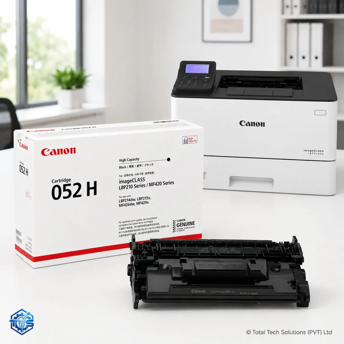 Canon 052H Black Original High-Yield Toner Cartridge for LBP214dw/LBP215x/MF426dw/MF429x, image 4