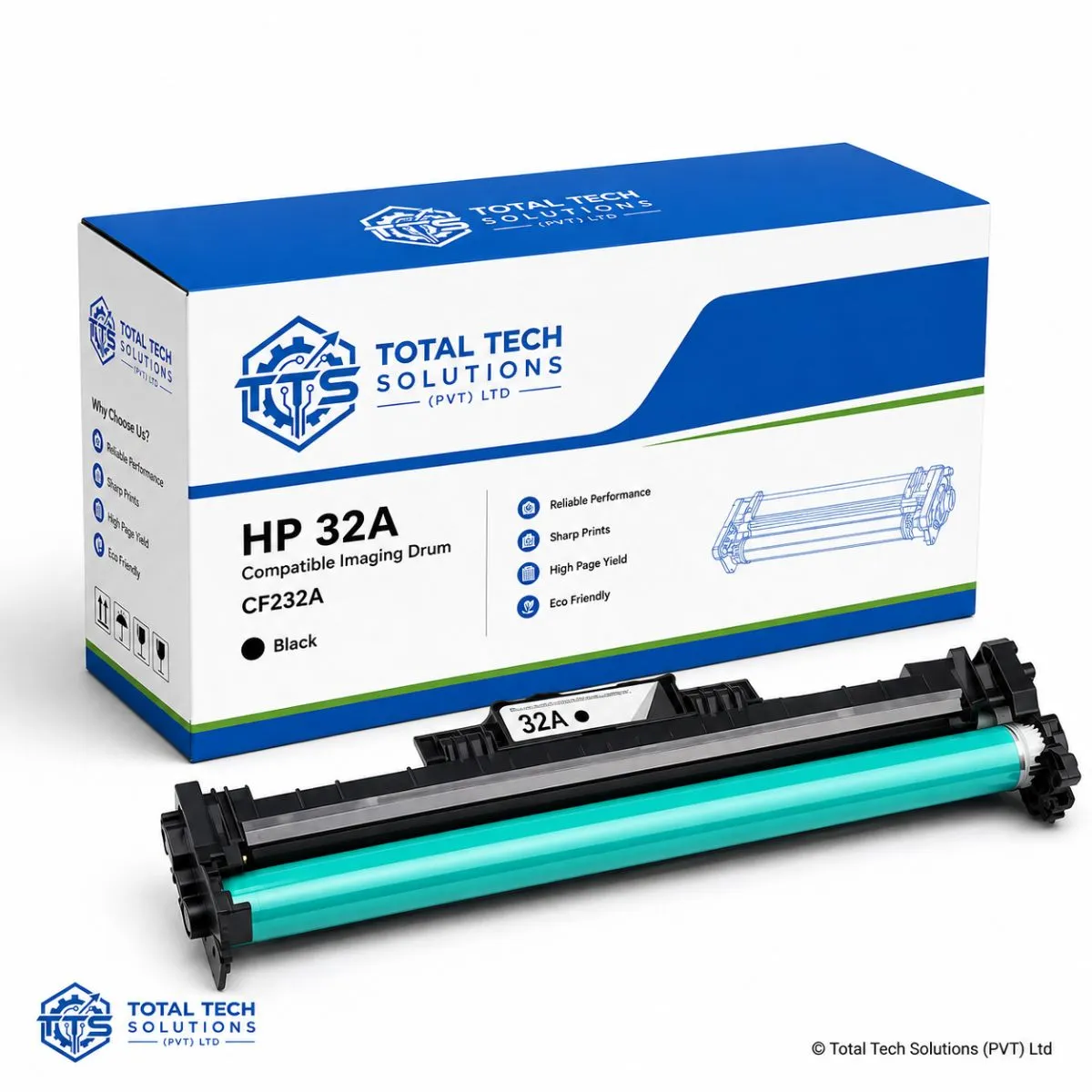 Total Tech Solutions HP 32A Compatible Imaging Drum Unit - CF232A