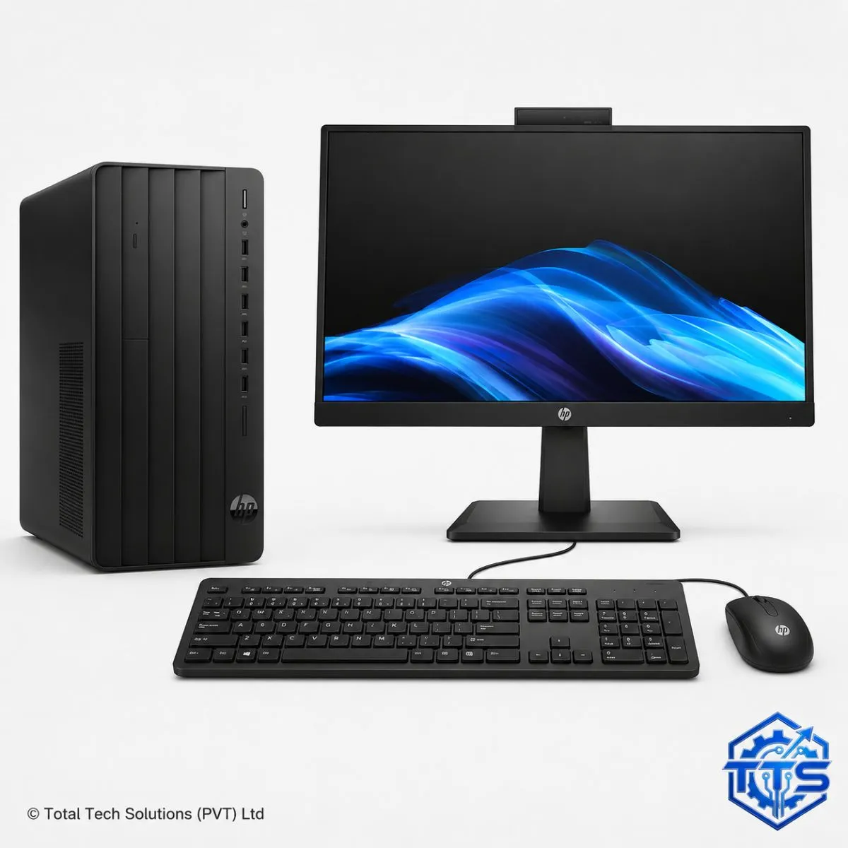 HP Pro Tower 280 G9 Desktop PC - Intel Core i5-14500, 8GB RAM, 512GB NVMe SSD, 22-inch Monitor, Windows 11 Pro