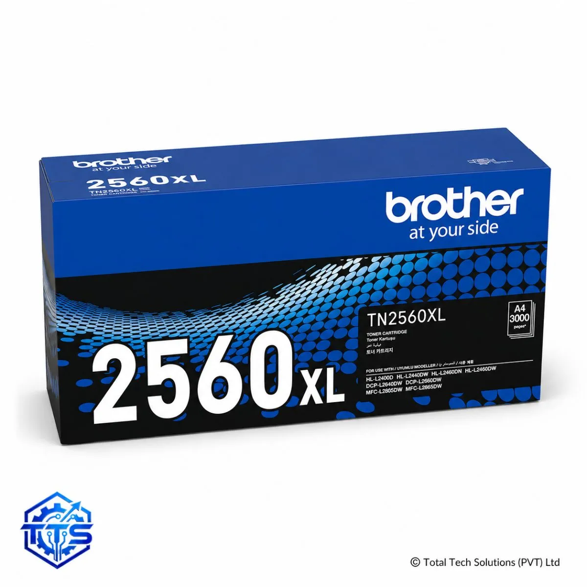 Brother TN-2560XL Original High Yield Black Toner Cartridge, image 4