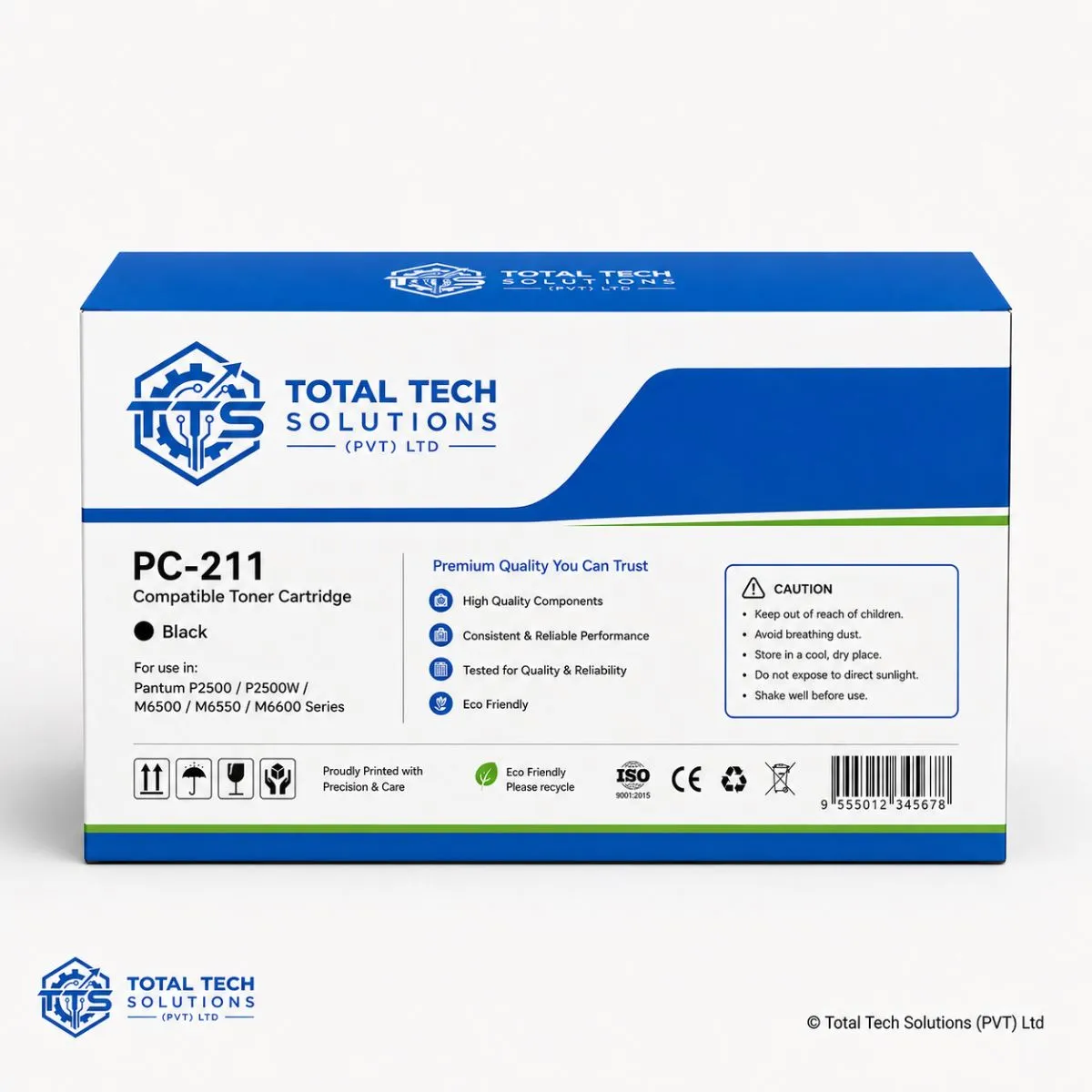 Pantum PC-211 Compatible Black Toner Cartridge for P2500/M6600, image 4