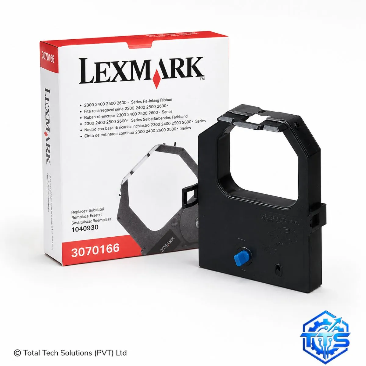 Lexmark 3070166 Black Re-Inking Ribbon for 2300 / 2400 / 2500 Series, image 4