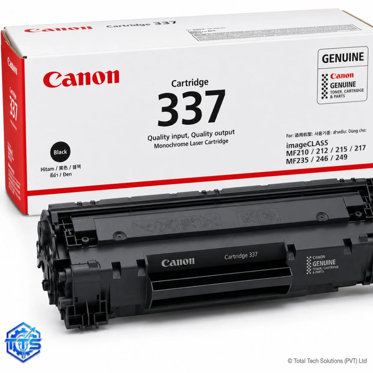 Canon Cartridge 337 Original Black Toner Cartridge, image 4