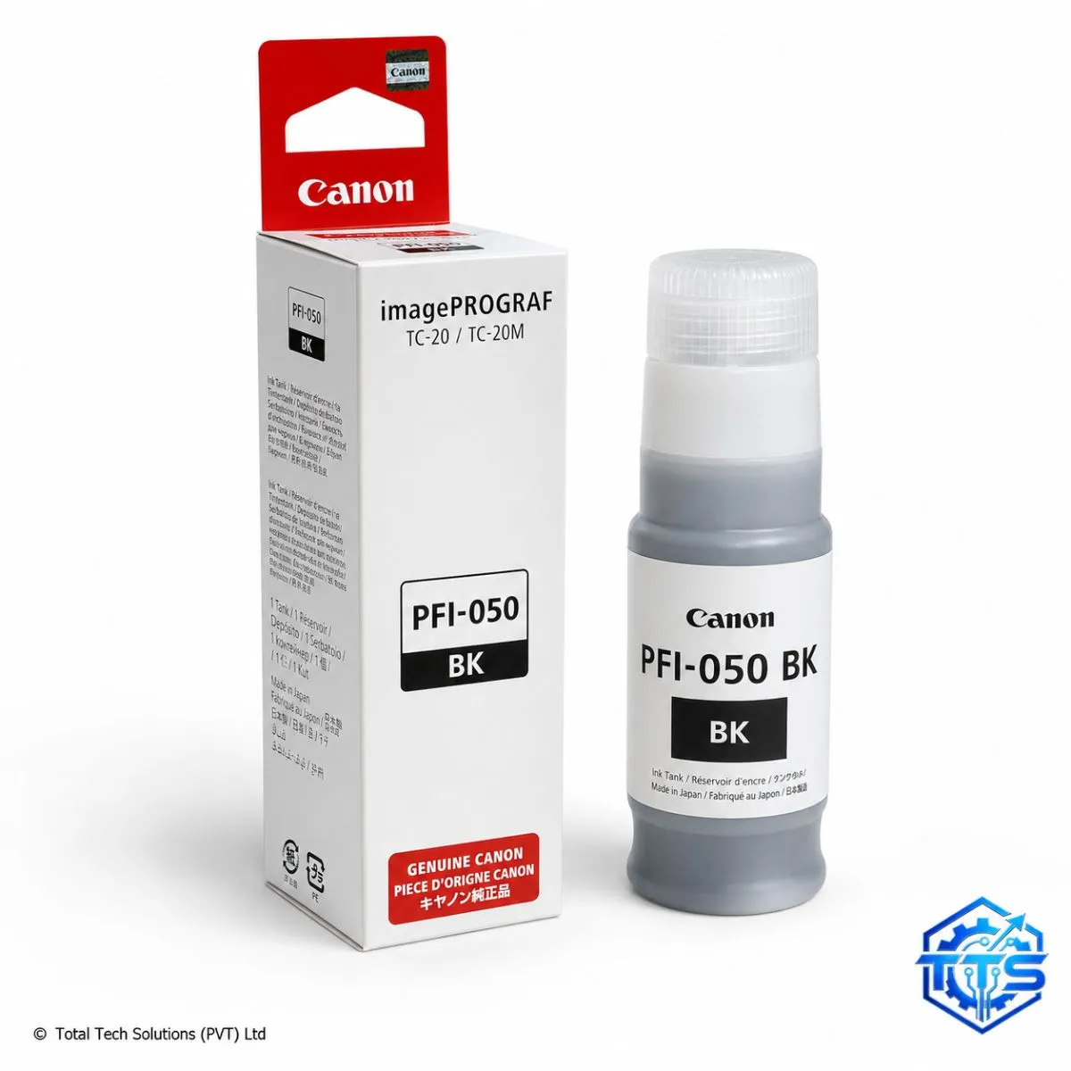 Canon PFI-050 BK Pigment Black Original Ink Bottle, image 2