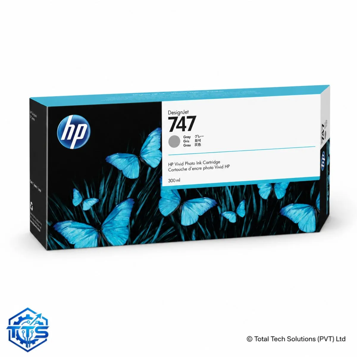 HP 747 300-ml Original DesignJet Ink Cartridge, image 3