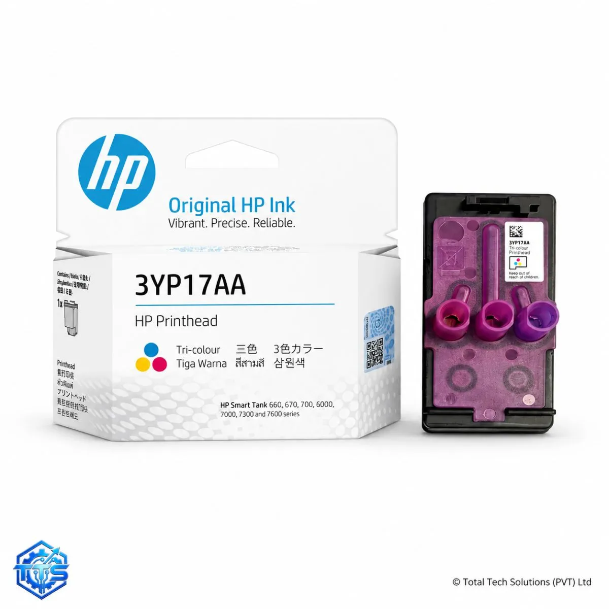 HP 3YP17AA Tri-Color Printhead for HP Smart Tank 670 / 750