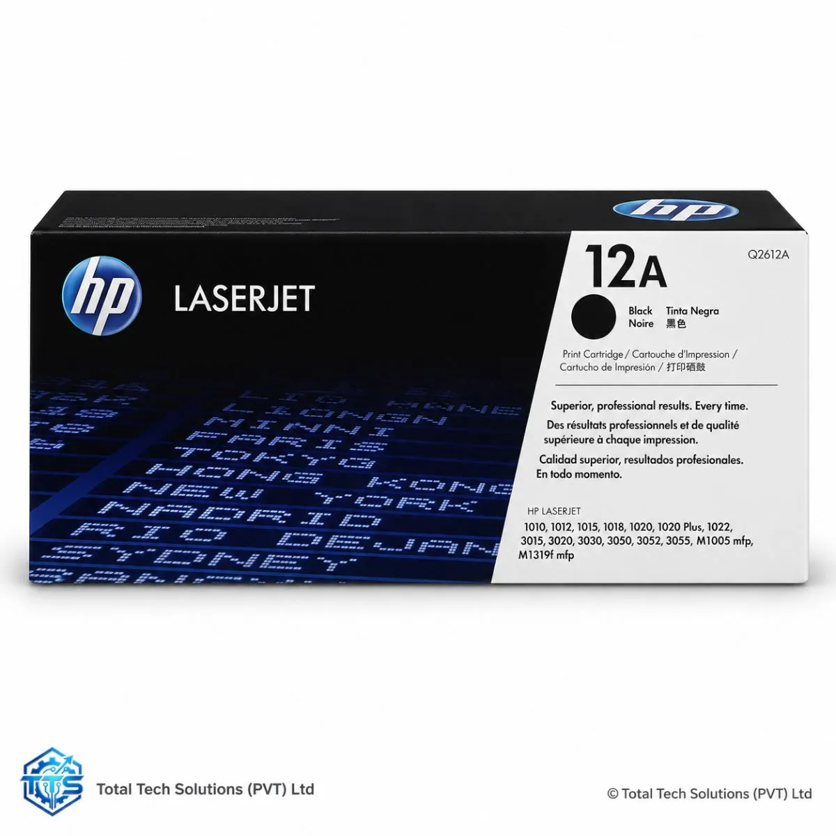 HP 12A Black Original LaserJet Toner Cartridge