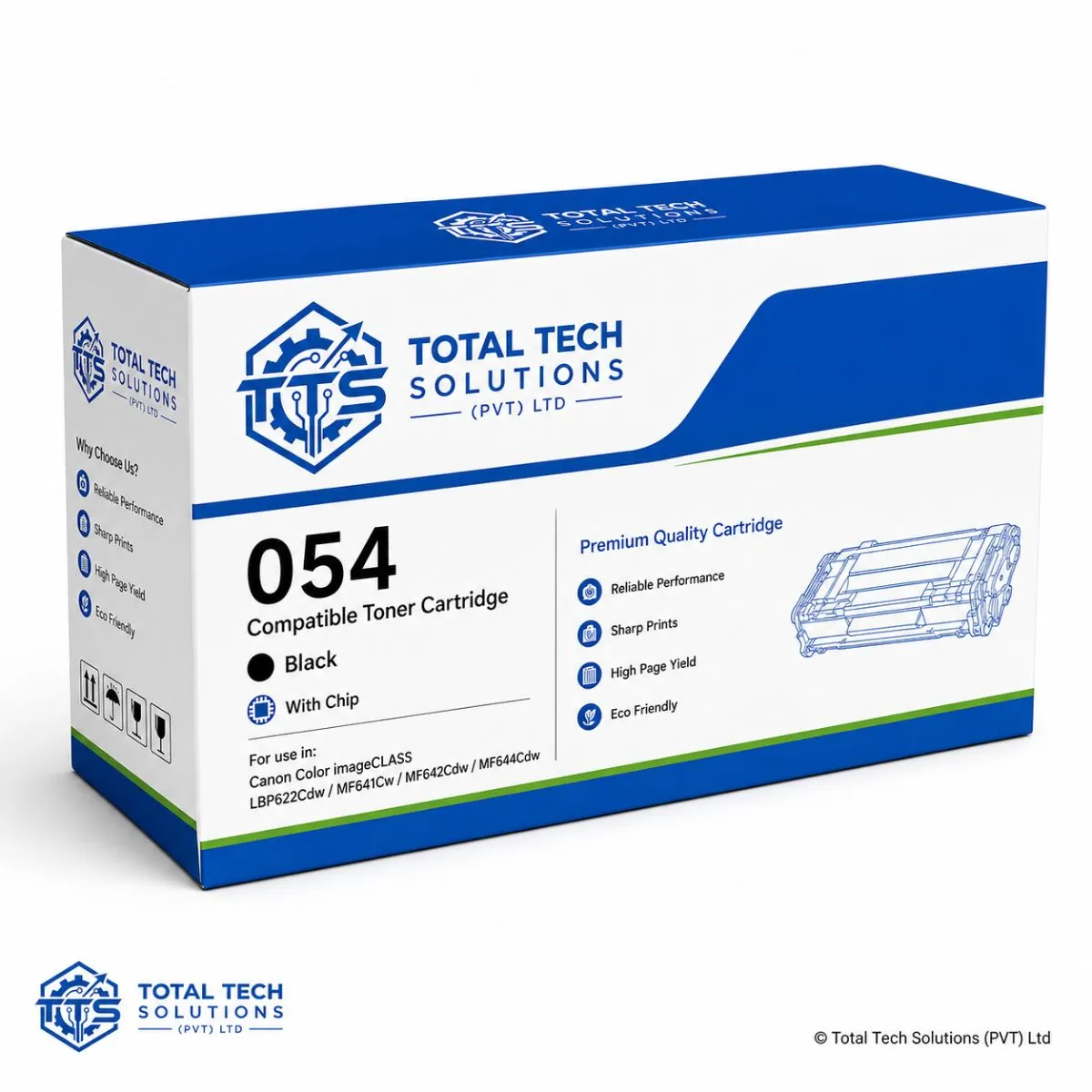 Canon Compatible Canon 054 Compatible Black Toner Cartridge