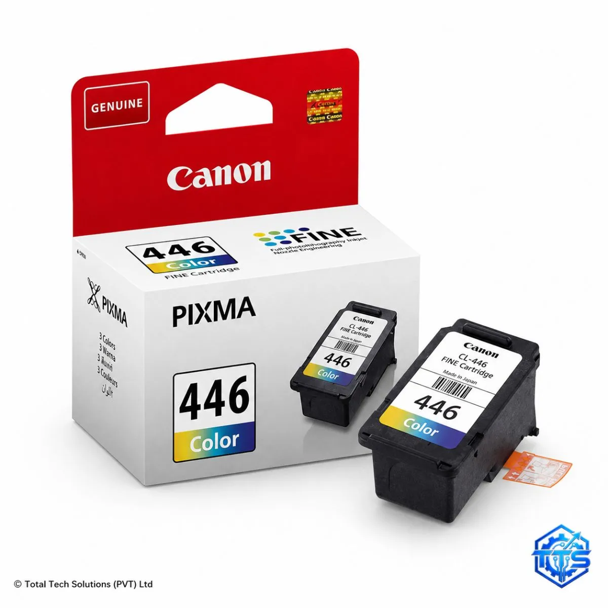 Canon PIXMA CL-446 Tri-color Original Ink Cartridge, image 4