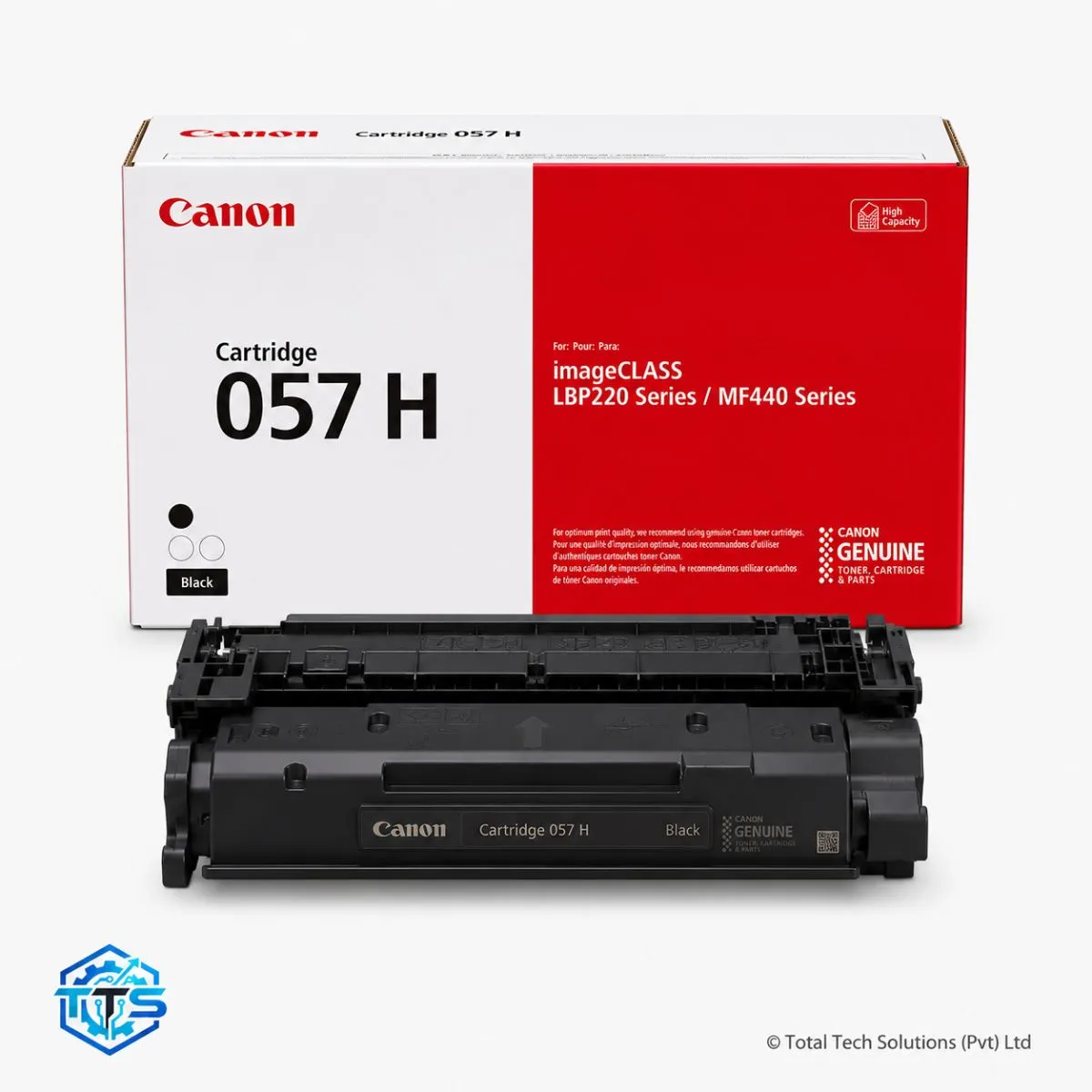 Canon 057H Black Original High Capacity Toner Cartridge, image 2