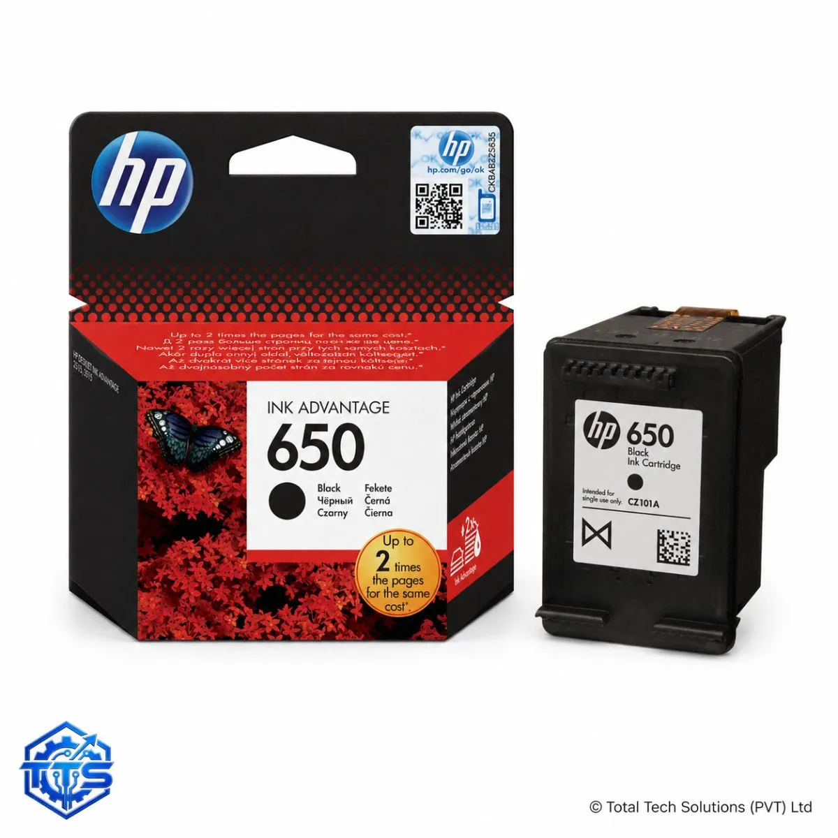 HP 650 Original Ink Advantage Cartridge
