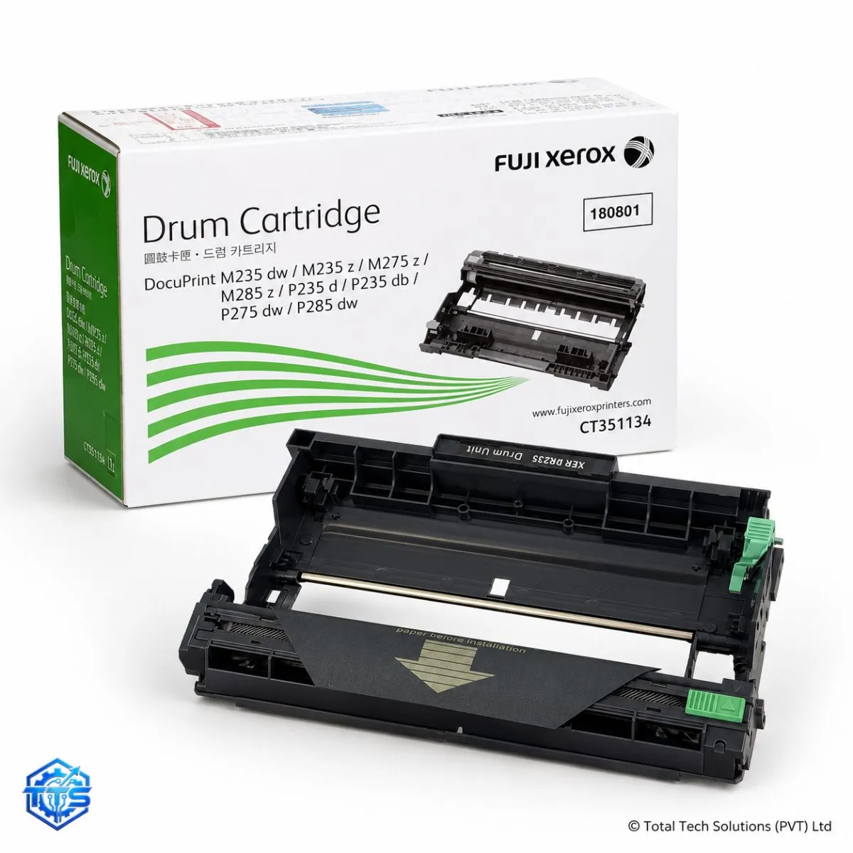 Fuji Xerox DocuPrint P235d/P235db/P275dw/P285dw/M285z Original Image Drum Cartridge, image 2