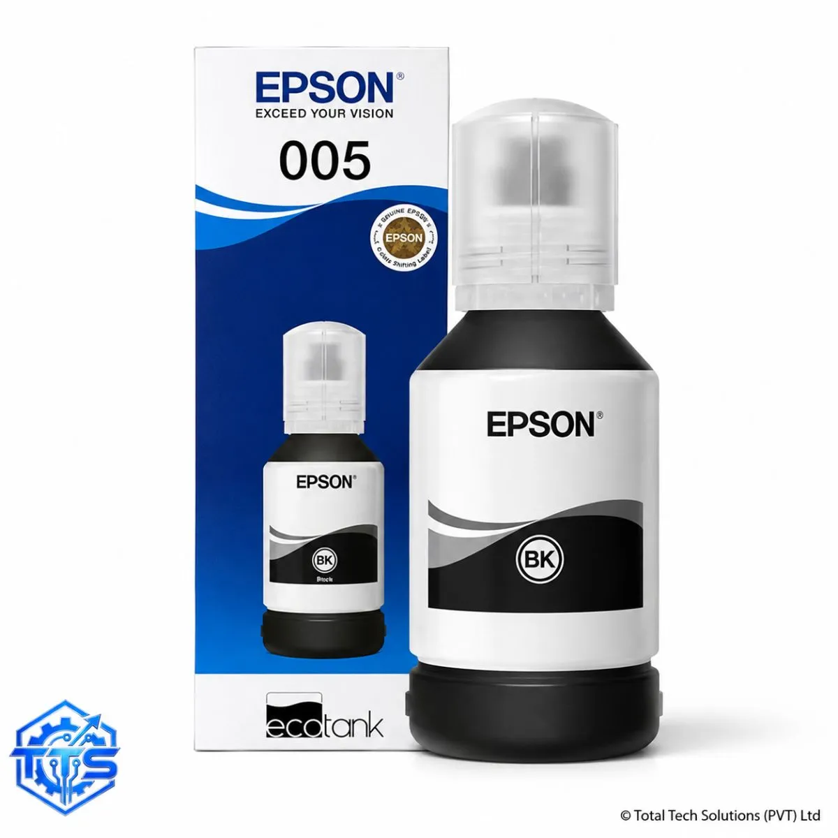 Epson 005 High Capacity Black Original Ink Bottle 120ml, image 2
