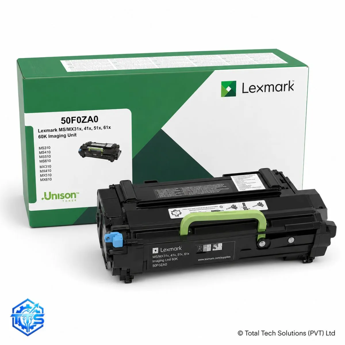 Lexmark MS310 Drum Unit 500Z Black Imaging Unit, image 2