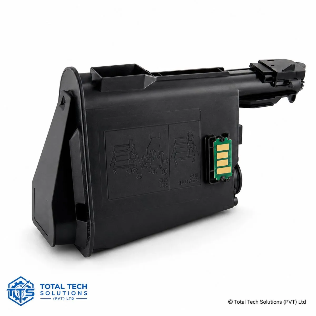 Total Tech Solutions Kyocera TK-1114 Compatible Black Toner Cartridge for ECOSYS FS-1040 Printer, image 4