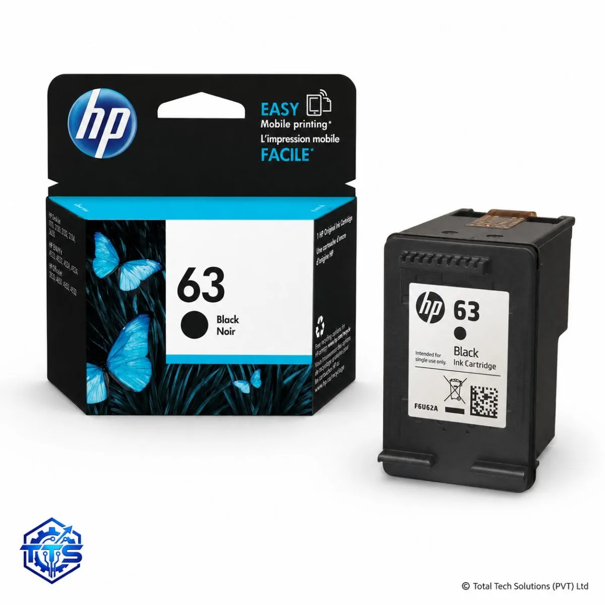 HP 63 Original Ink Cartridge for HP 1110/1112/3830/2130/2132/4650