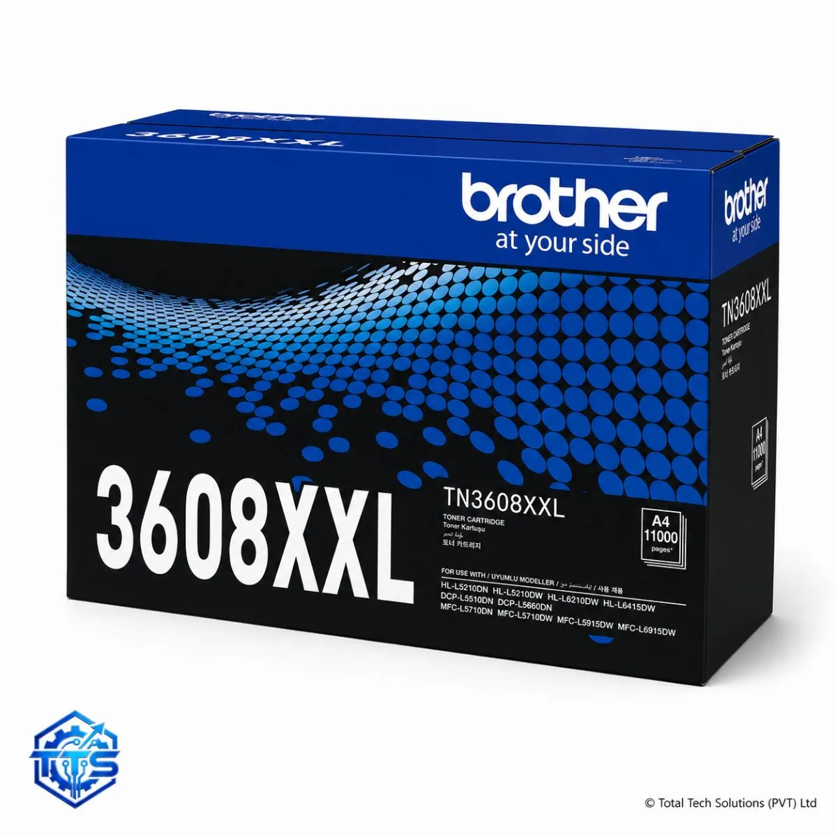 Brother TN3608XXL High Yield Black Toner Cartridge, image 3
