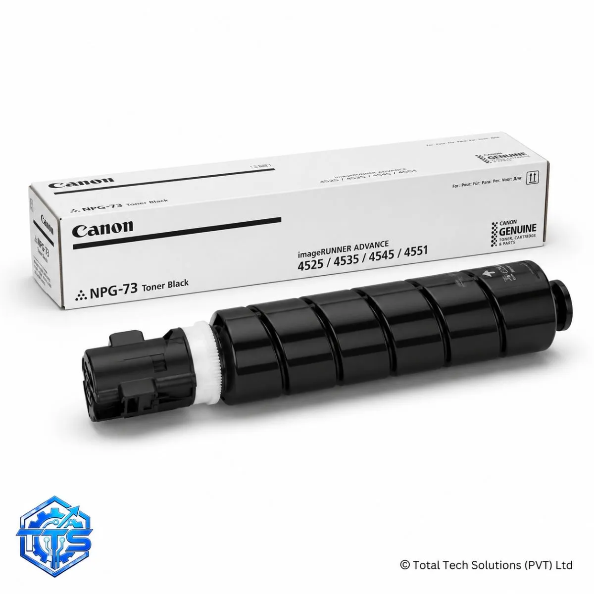 Canon NPG-73 Original Black Toner Cartridge for iR 4525, 4535, 4545 and 4551, image 2