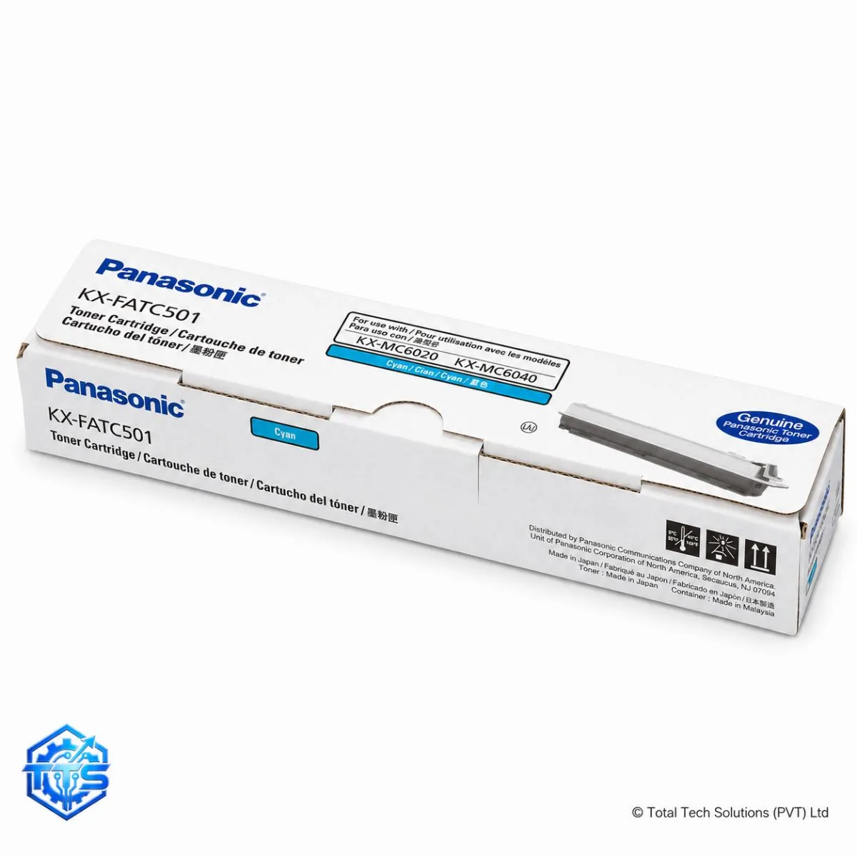 Panasonic KX-FATC501 Original Cyan Toner Cartridge for MC6020/MC6040