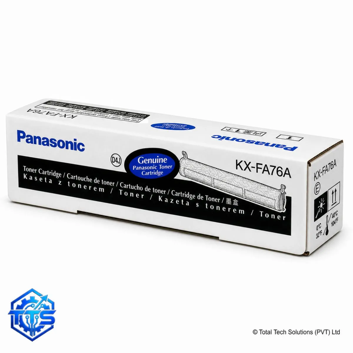 Panasonic KX-FA76A Original Black Toner Cartridge, image 3