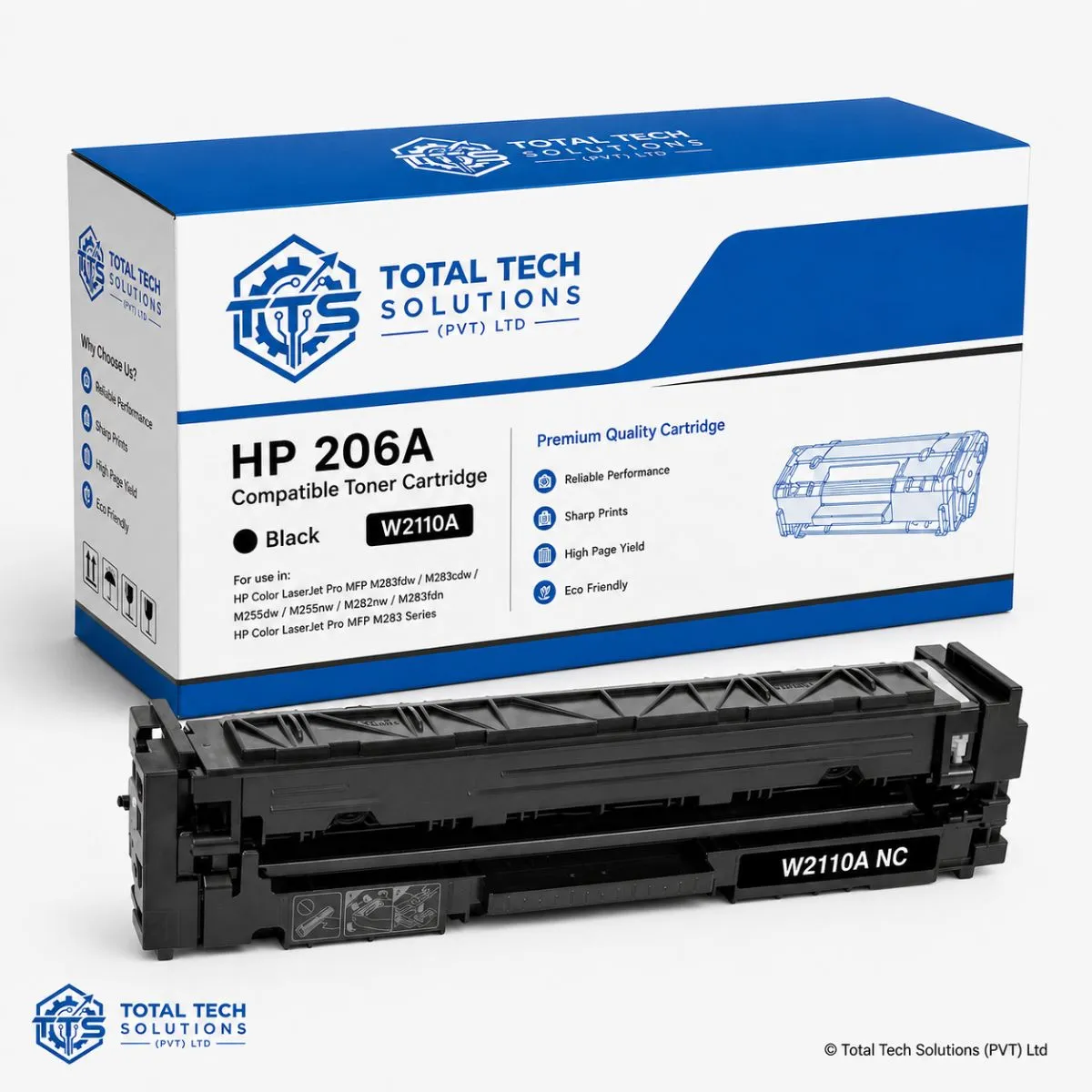 Total Tech Solutions HP 206A Compatible Toner Cartridge