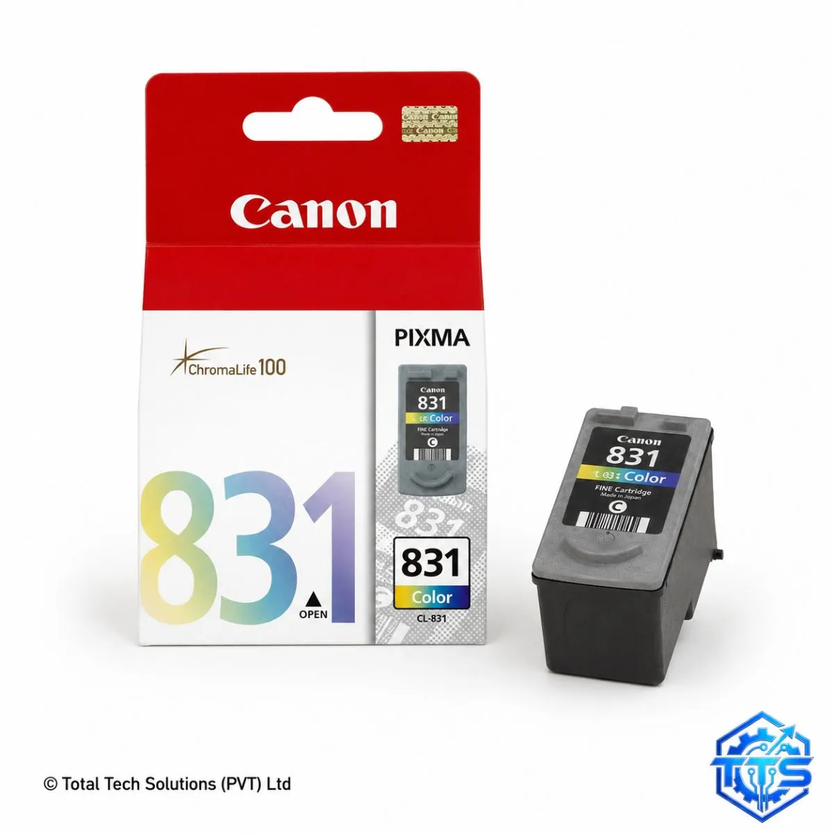 Canon CL-831 Colour Original FINE Ink Cartridge, image 3