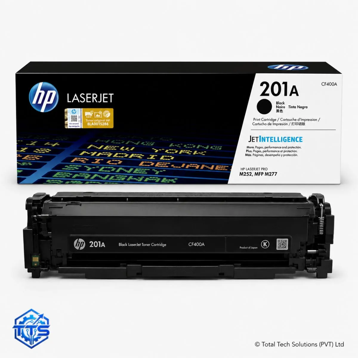 HP 201A Black Original LaserJet Toner Cartridge CF400A