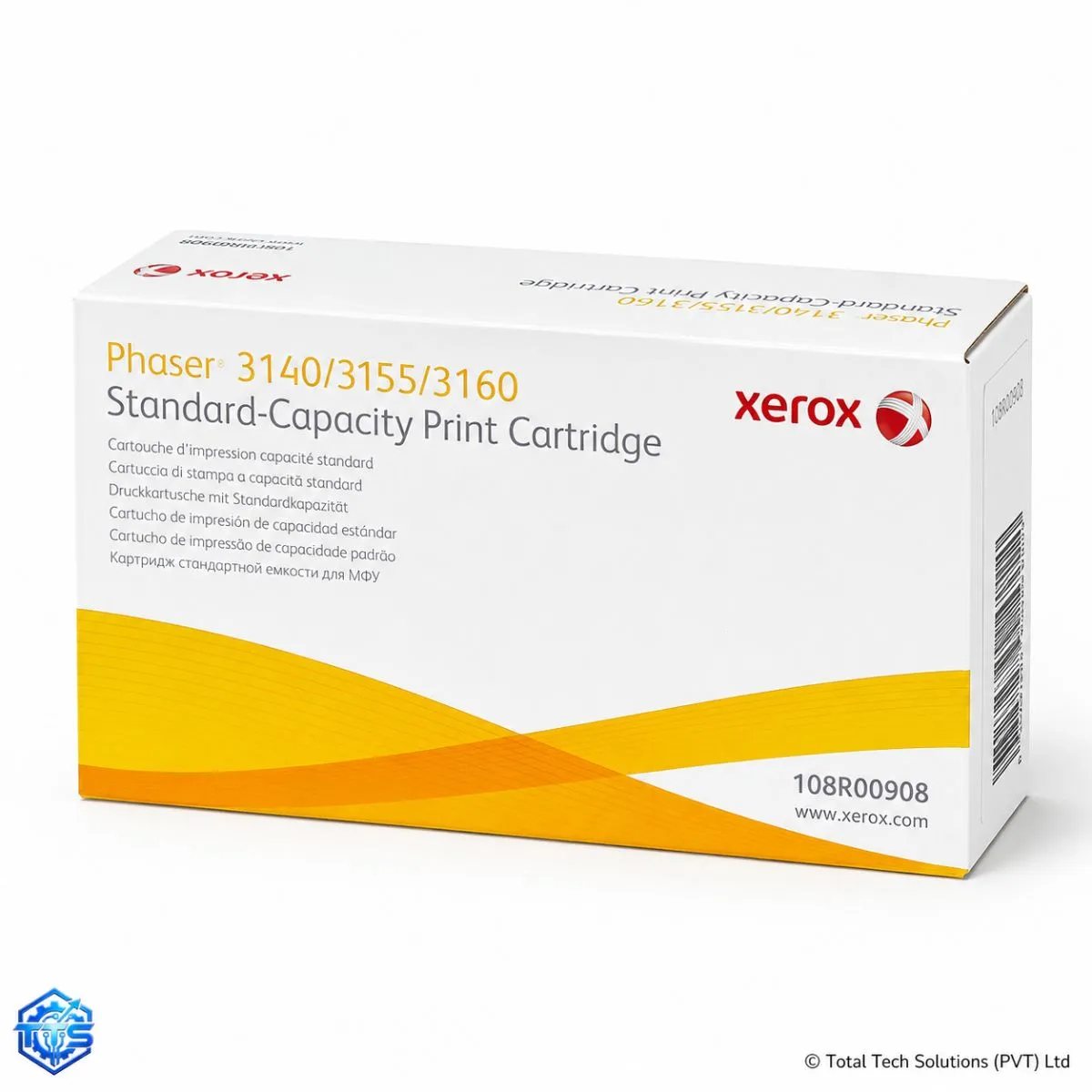 Xerox Phaser 3140 Standard Yield Black Toner Cartridge, image 3