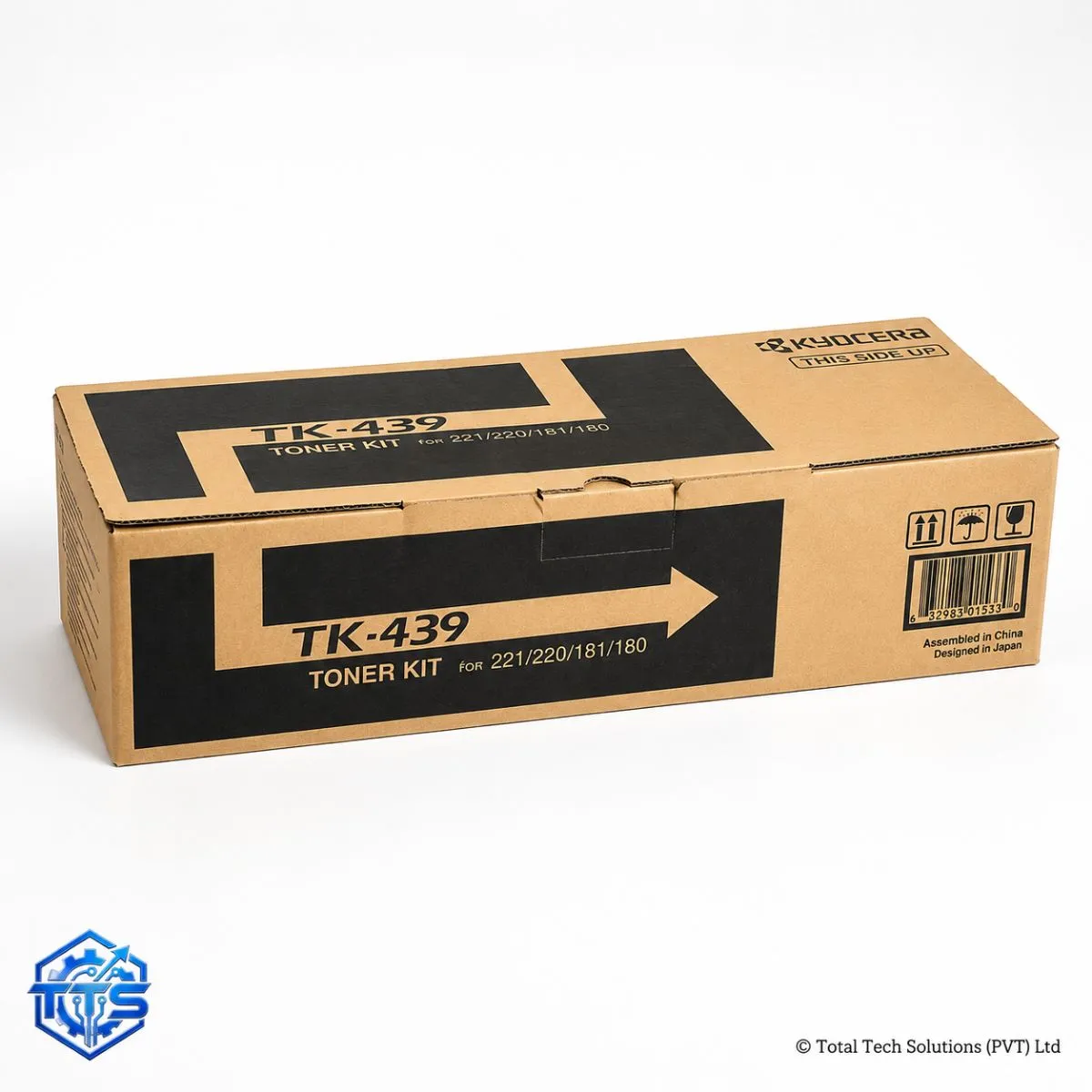 Kyocera TK-439 Original Black Toner Cartridge, image 3