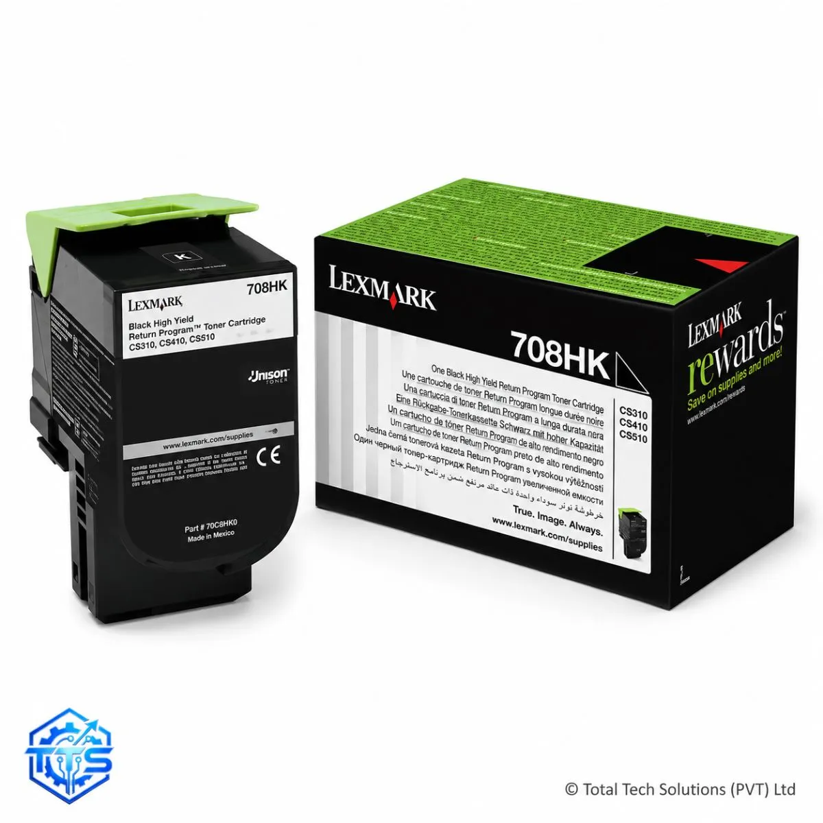Lexmark 708H High Yield Black Toner Cartridge