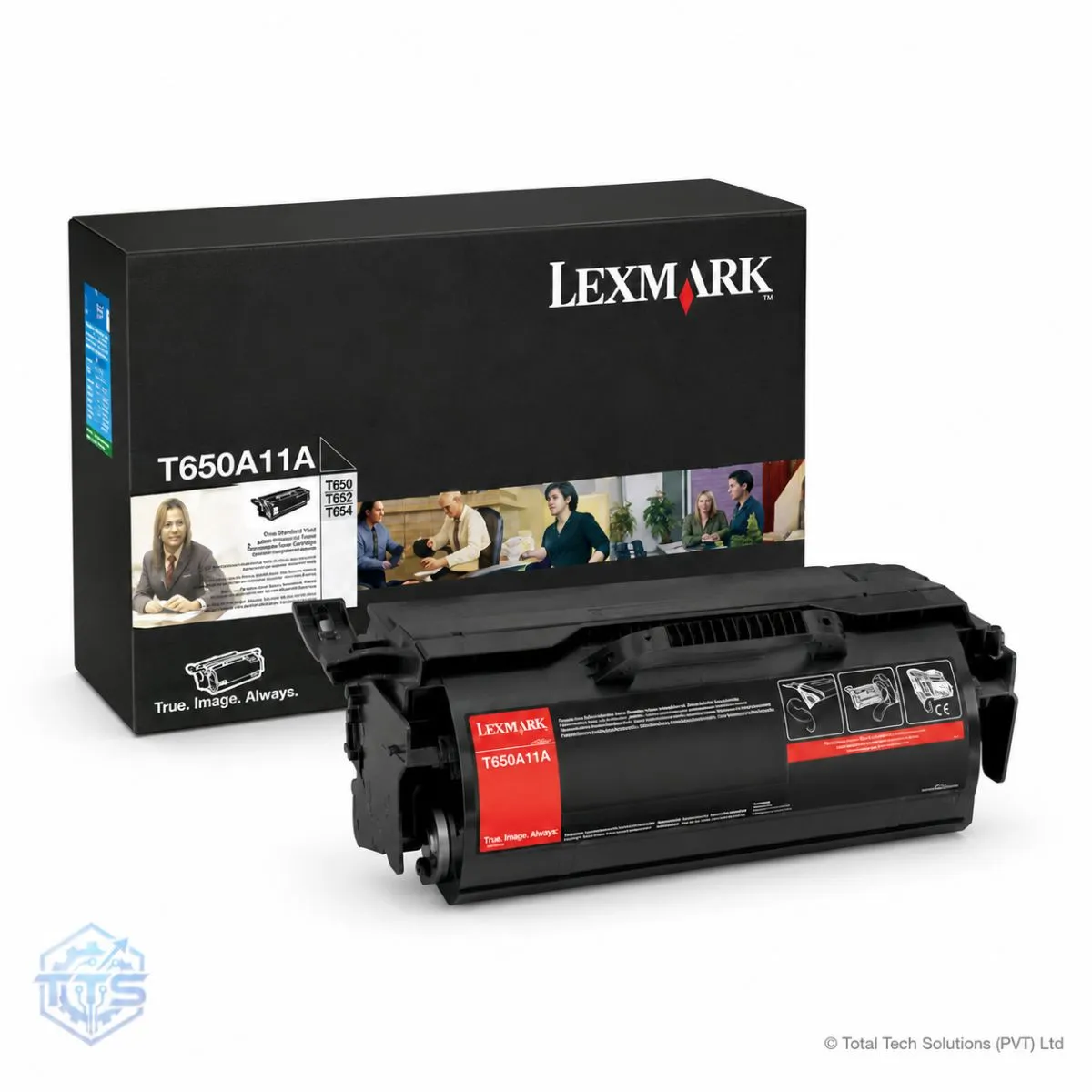 Lexmark T650 Standard-Yield Black Toner Cartridge, image 3