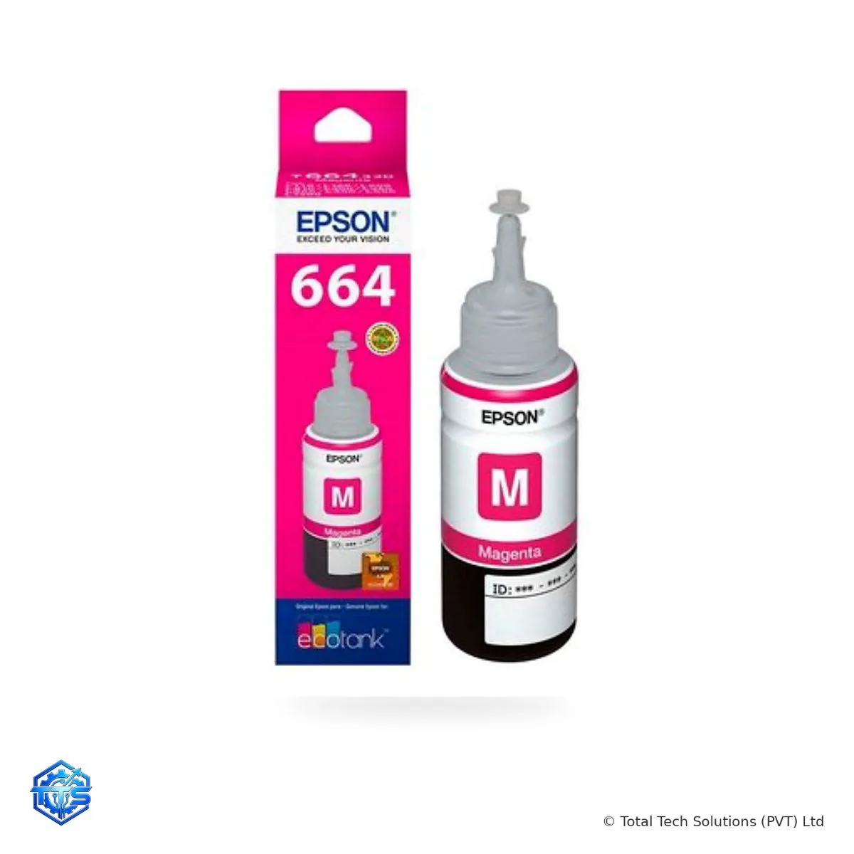 Epson T6643 Magenta Original Ink Bottle for Epson L100/110/130/200/300/310/365/550/565/1300