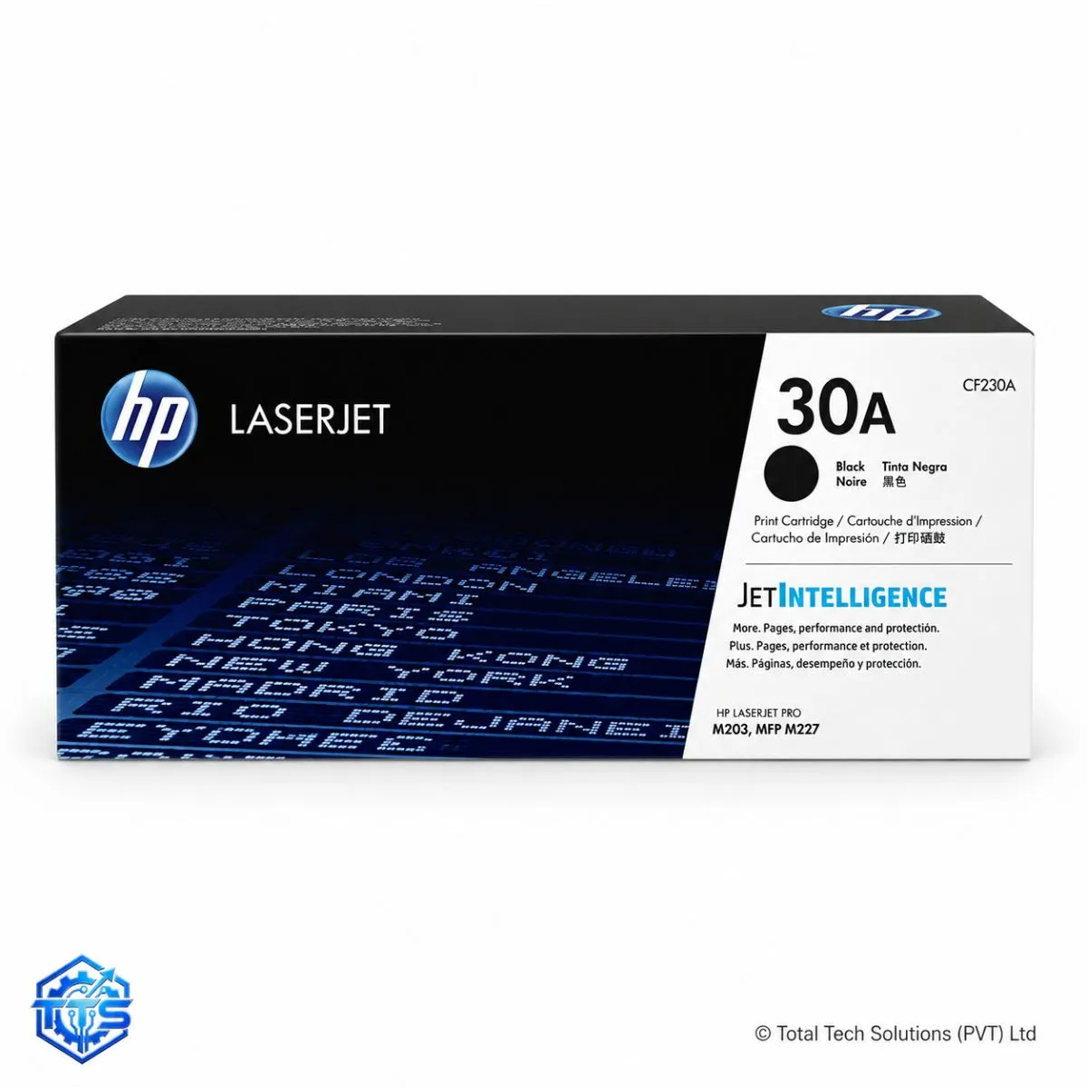 HP 30A Black Original LaserJet Toner Cartridge CF230A