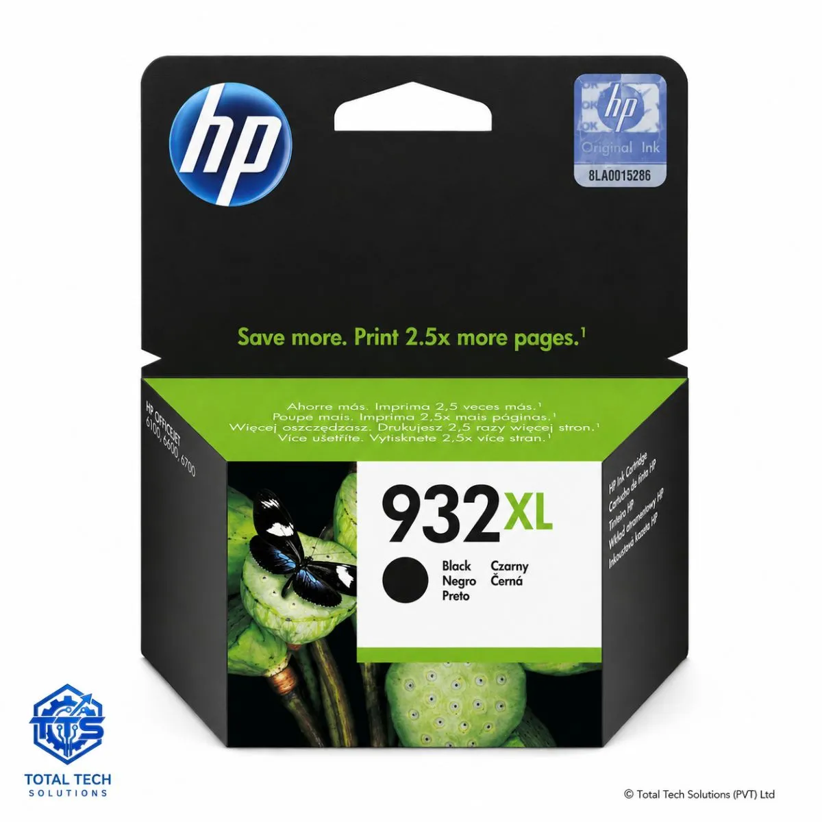 HP 932 Black Original Ink Cartridge - Expired Stock, image 3
