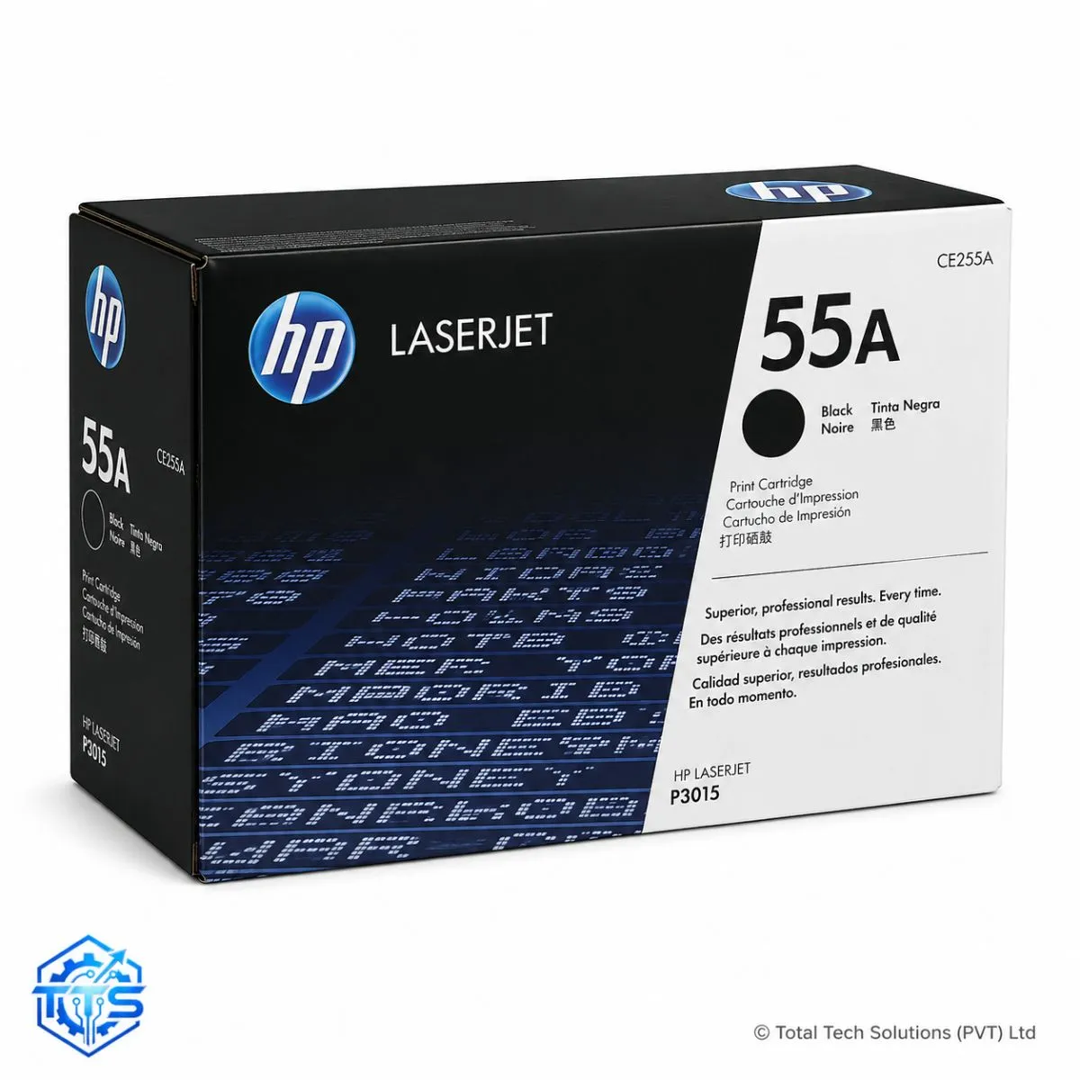 HP 55A Black Original LaserJet Toner Cartridge, image 2
