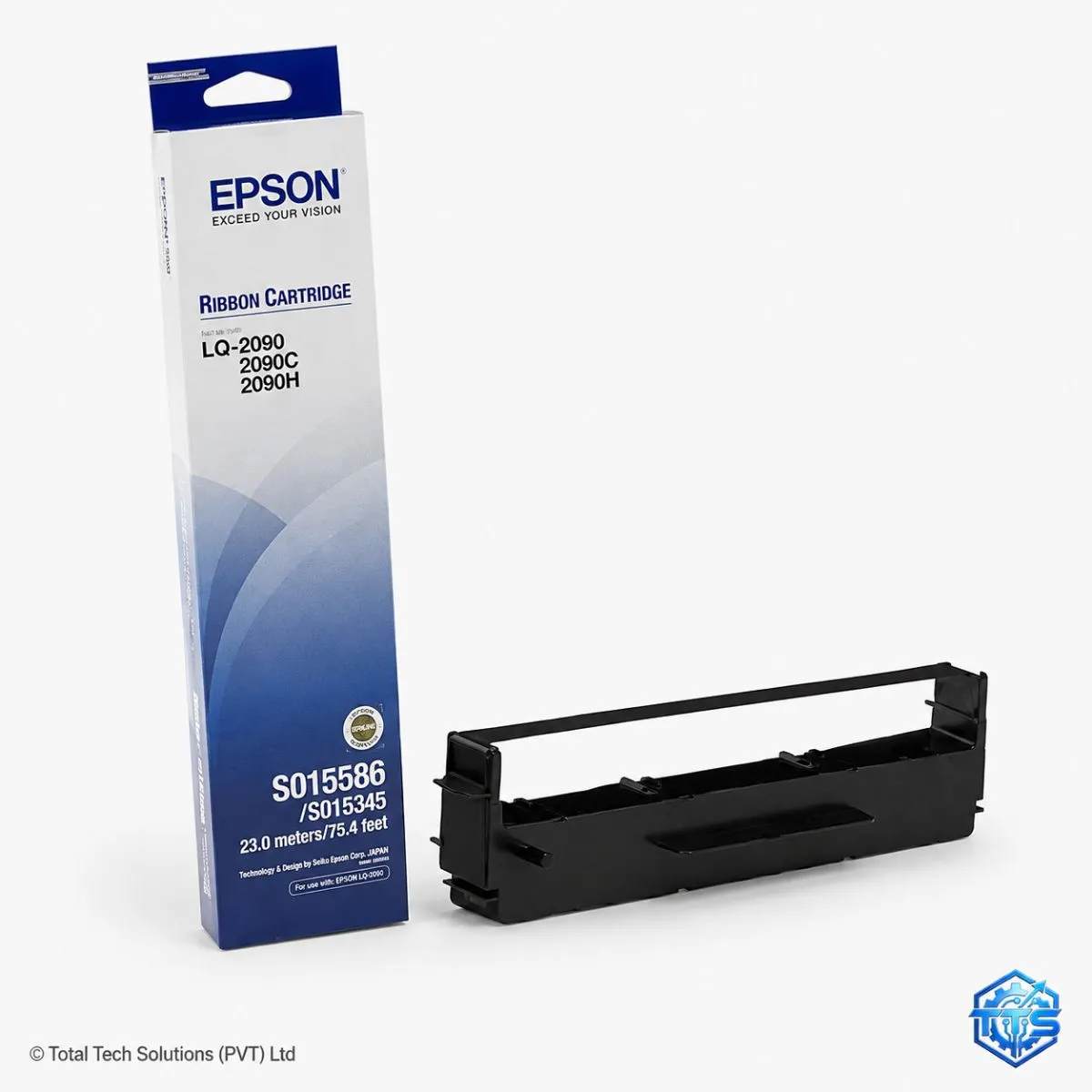 Epson LQ-2090 Black Original Printer Ribbon Cartridge - S015586 / S015345, image 3