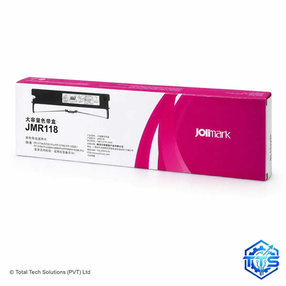 Jolimark JMR118 Black Original Ribbon Cartridge