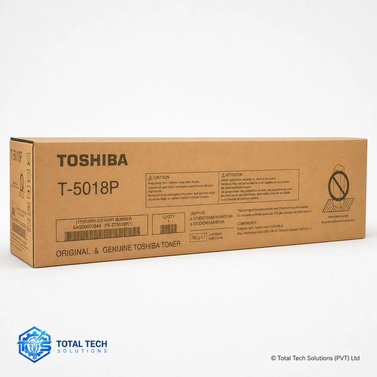Toshiba T5018P Original Black Toner Cartridge, image 2