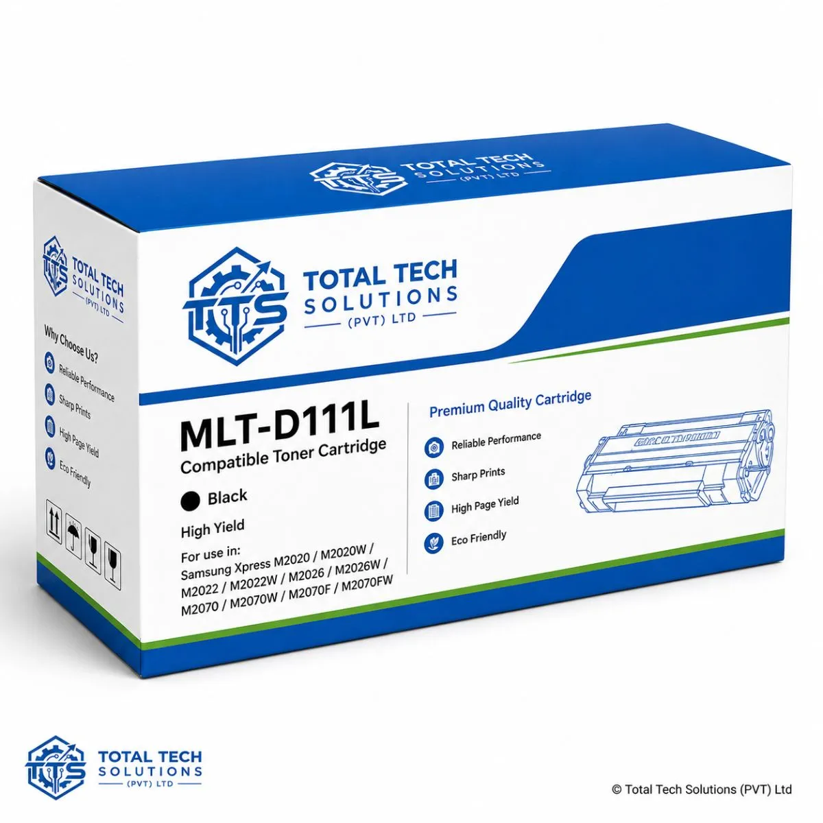 Samsung Compatible Samsung MLT-D111L Black Compatible Toner Cartridge