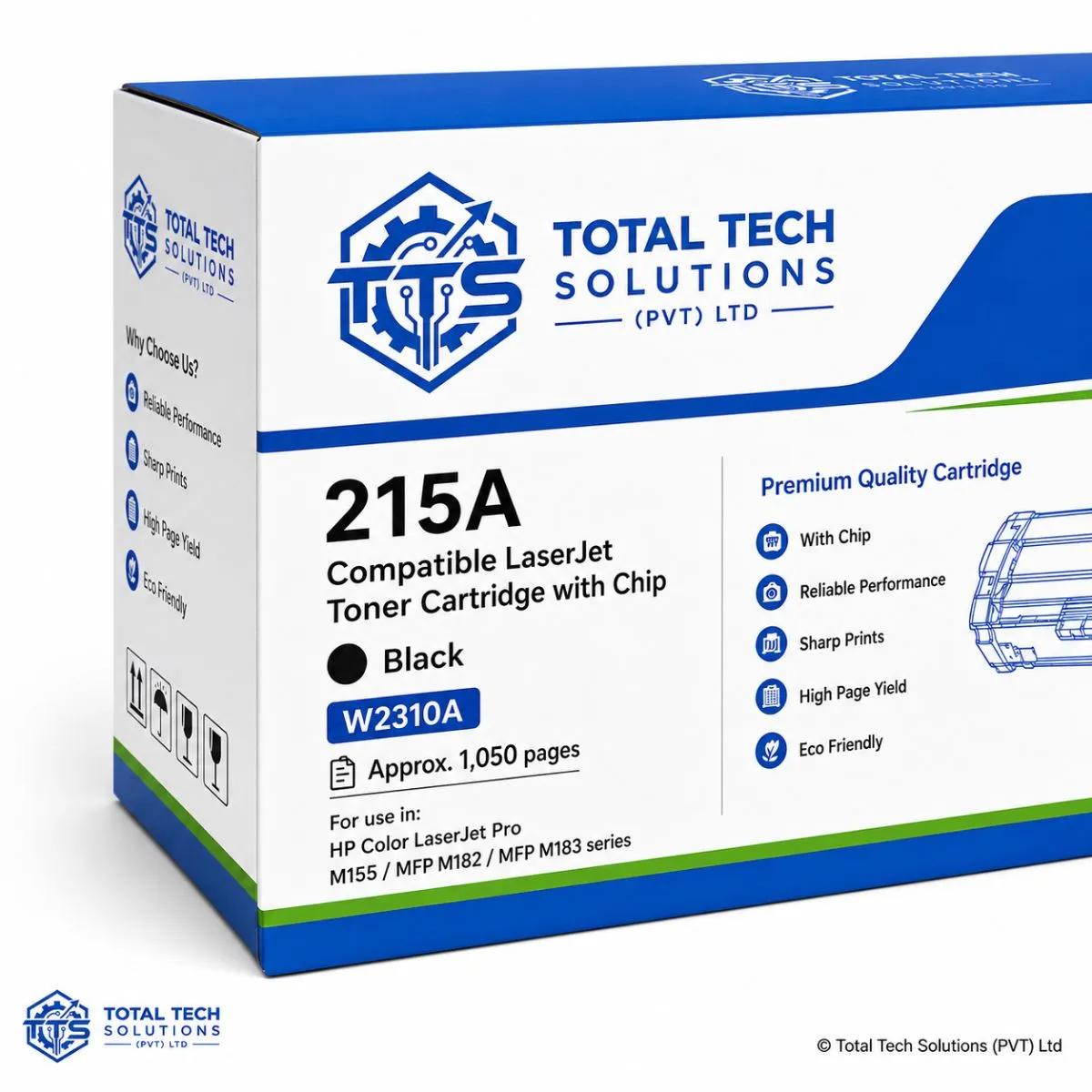 HP Compatible 215A Black Compatible LaserJet Toner Cartridge with Chip, image 3