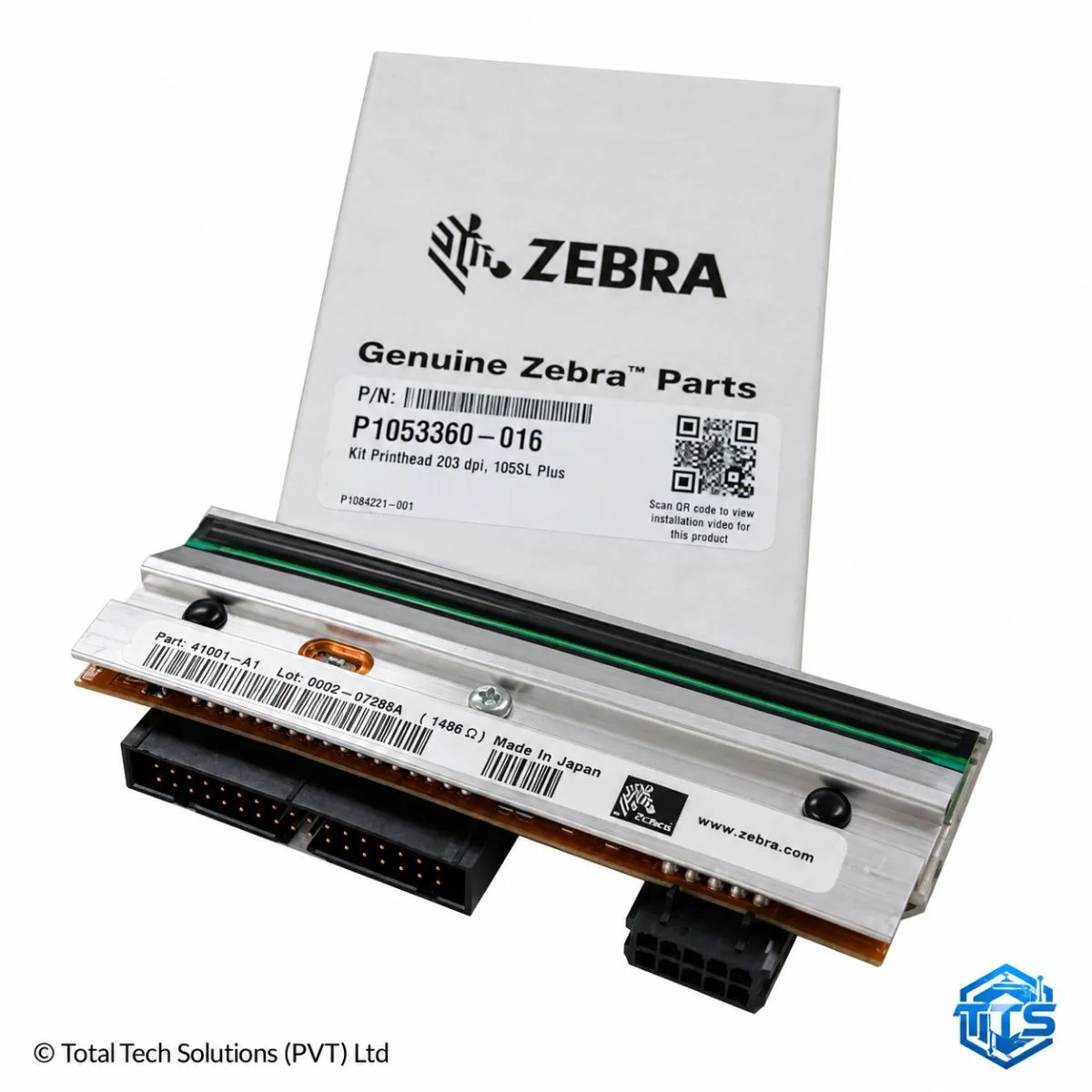 Zebra 105SL Plus 203dpi Genuine OEM Thermal Printhead Kit - P1053360-018, image 3