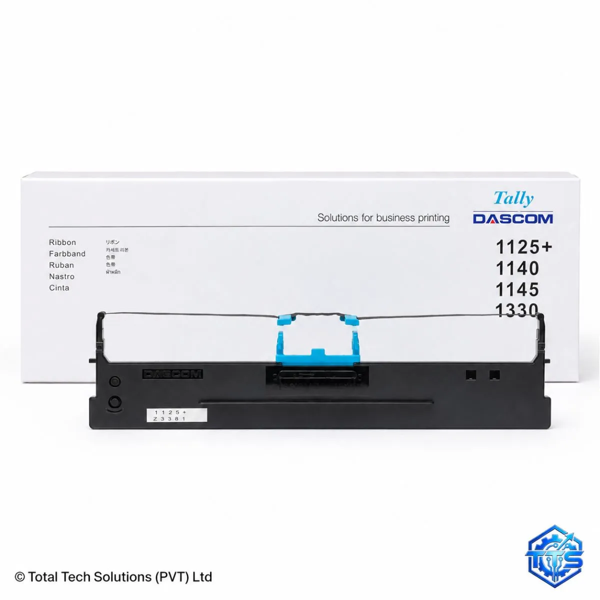 Tally Dascom 1125+ / 1140 / 1145 / 1330 Black Original Printer Ribbon